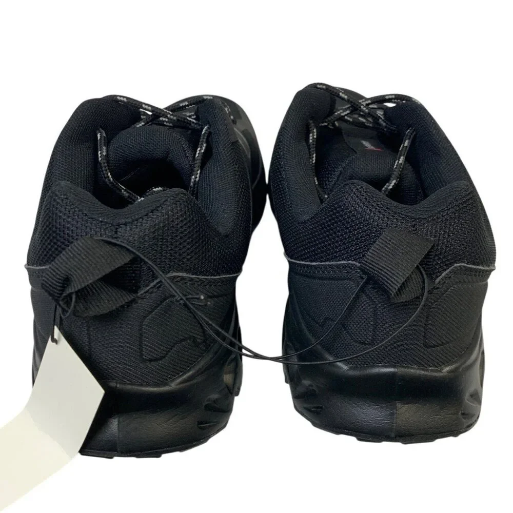 New In Box Gerry Mens Size 9.5 Black Mesh Speed Trail Lace Up Athletic Shoes